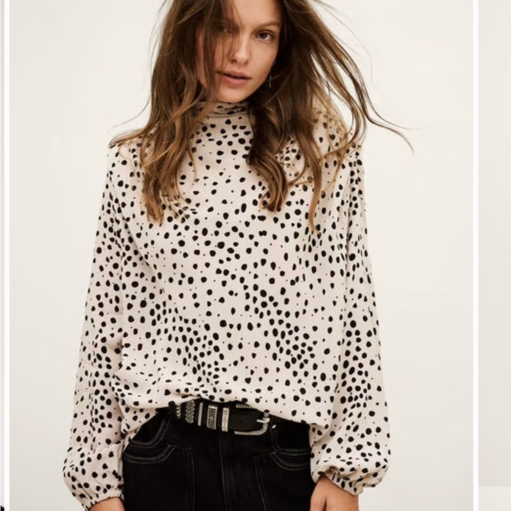 ba&sh Delphine long sleeve top.